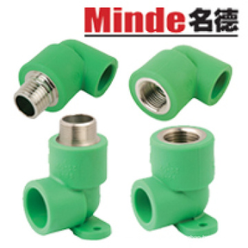 PPR Pipe Fittings, PP-R Fittings, PP-R Tube Fitting, PP-R Fitting with Brass,